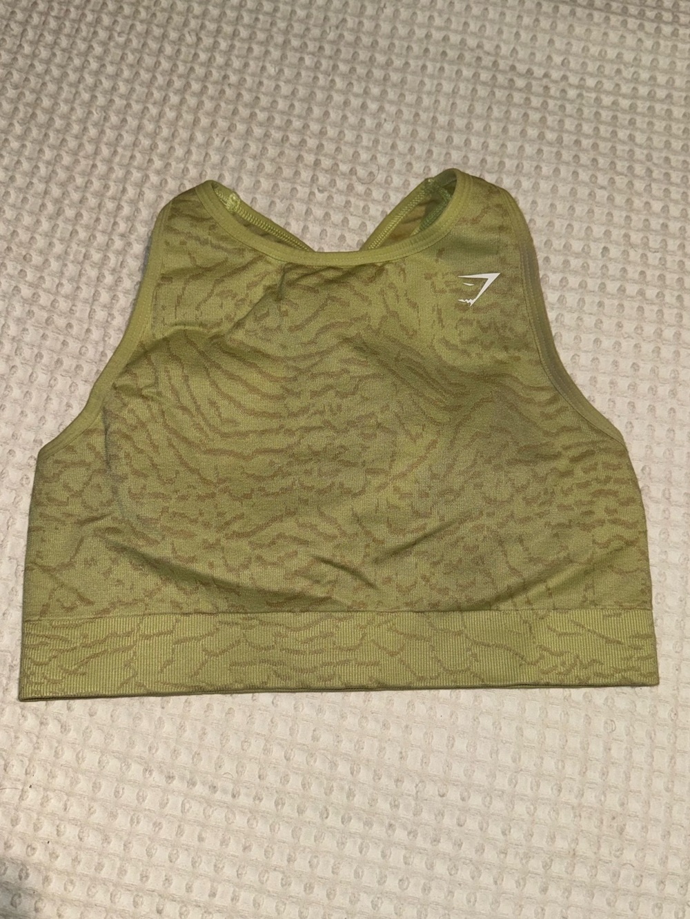 2/$20 - Gymshark Pale Olive Seamless Sports Bra